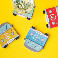 Набор подставок Balvi Coasters Vintage Van - 4 шт. цена и информация | Особенные приборы для приготовления пищи | 220.lv