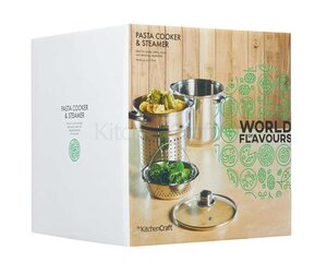 KitchenCraft World of Flavours Итальянский горшок для пасты цена и информация | Особенные приборы для приготовления пищи | 220.lv