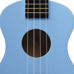 soprāna bērnu ukulele ar somu, zilgana, 23" цена и информация | Гитары | 220.lv