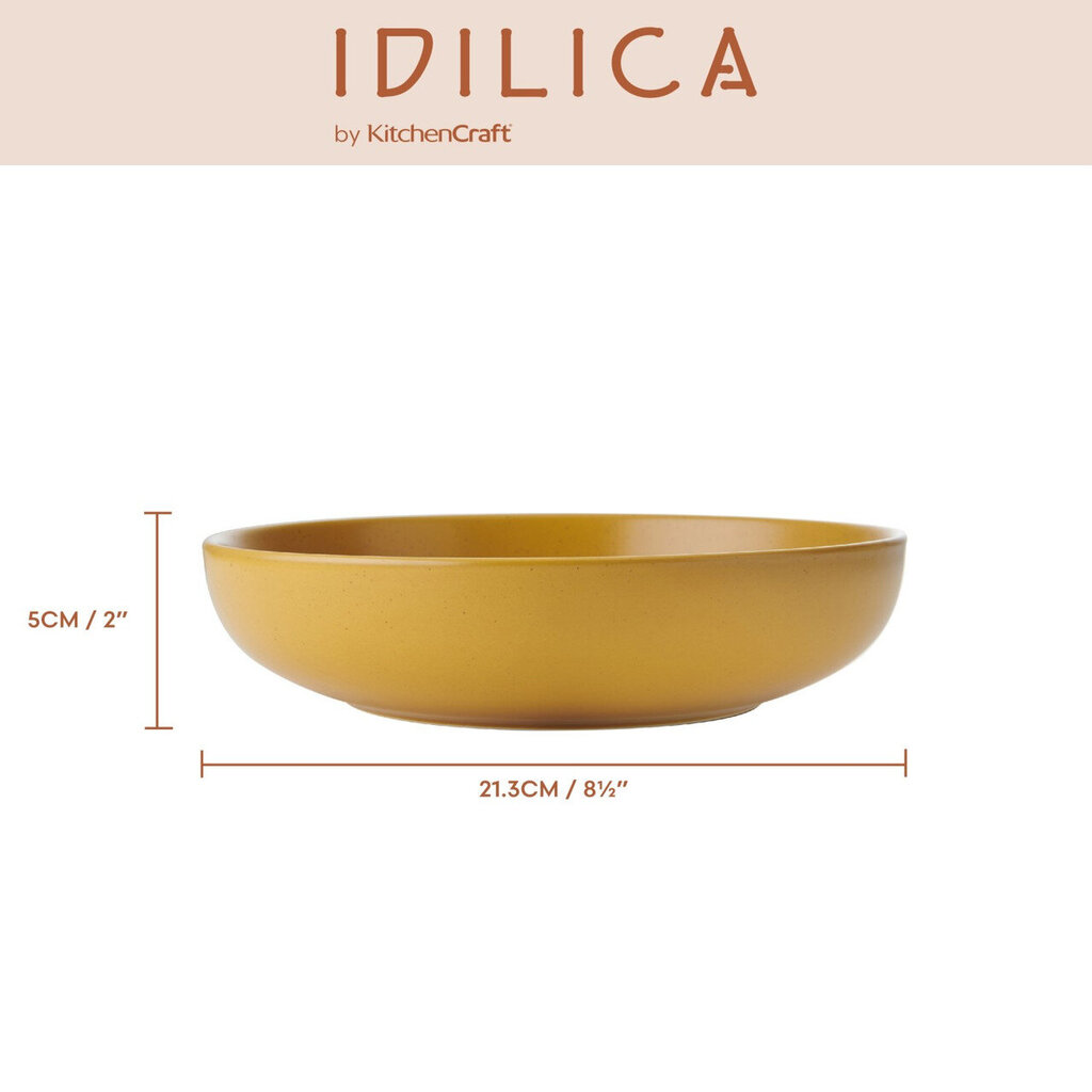 KitchenCraft Idilica akmens Pasta bļodas 21cm - 4 gab. цена и информация | Īpašas ierīces ēdiena pagatavošanai | 220.lv