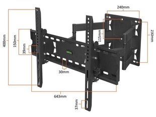 LTC LXLCD96 32-75” cena un informācija | TV kronšteini | 220.lv