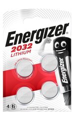 Аккумулятор ENERGIZER Lithium CR2032 3V B2, 240 мАч, 20 мм x 3.2 мм цена и информация | Батарейки | 220.lv