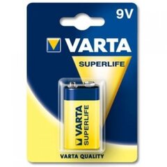 Аккумулятор Varta Superlife 9В цена и информация | Батарейки | 220.lv