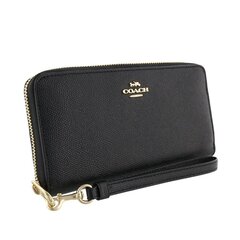 кошелек Coach C3441-IMBLK Чёрный Кожа 19 x 10 cm S0365970 цена и информация | Женские кошельки, держатели для карточек | 220.lv