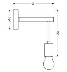 Candellux lighting светильник Izzy 21-75406 цена и информация | Настенные светильники | 220.lv