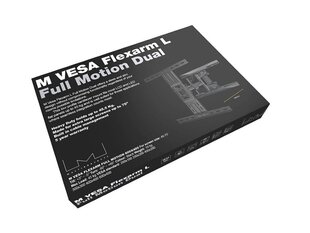 Держатель M VESA Flexarm L Full Mot Dual цена и информация | Кронштейны и крепления для телевизоров | 220.lv