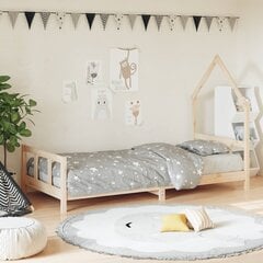 Bērnu gultas rāmis , 90x200 cm, brūns цена и информация | Детские кровати | 220.lv