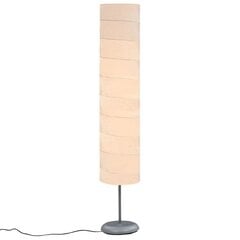 grīdas lampa ar statīvu, 121 cm, balta, E27 cena un informācija | Stāvlampas | 220.lv