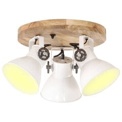 griestu lampa, industriāls dizains, balta, 42x27 cm, 25 W, E27 цена и информация | Потолочные светильники | 220.lv