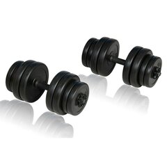 Комплект весов Tunturi Vinyl Dumbbellset 30 кг цена и информация | Гантели, гири, штанги | 220.lv