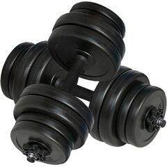 Комплект весов Tunturi Vinyl Dumbbellset 30 кг цена и информация | Гантели, гири, штанги | 220.lv