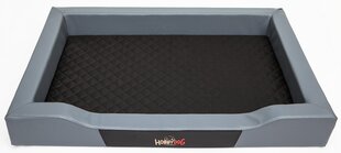 Hobbydog лежак Deluxe L, серый/черный, 75x50 см цена и информация | Лежаки, домики | 220.lv