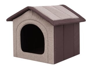 Guļvieta-būda Hobbydog Inari Cappuccino Brown, 38x32 cm cena un informācija | Suņu gultas, spilveni, būdas | 220.lv