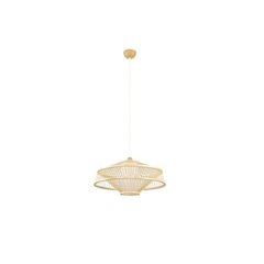 Потолочный светильник DKD Home Decor Натуральный Железо 50 W джут (48 x 48 x 59 cm) цена и информация | Люстры | 220.lv