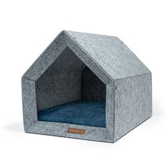 Rexproduct лежак-будка Kennel, М, серый/синий цена и информация | Лежаки, домики | 220.lv