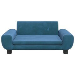 dīvāngulta, zila, 70x45x33 cm, samts cena un informācija | Suņu gultas, spilveni, būdas | 220.lv