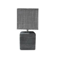 Galda lampa Versa Cubo Grey (ø 13 x 32 cm) cena un informācija | Galda lampas | 220.lv