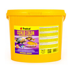 Barība zivīm Tropical Cichlid Color XXL, 5 l cena un informācija | Zivju barība | 220.lv