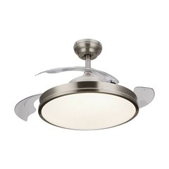 Griestu lampa- ventilators Philips Atlas Nikel 450 lm 28 W cena un informācija | Griestu lampas-ventilatori | 220.lv