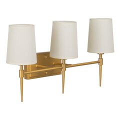 sienas Lampa 58 x 20 x 31,5 cm Sintētiska Auduma Bronza Metāls Moderns cena un informācija | Stāvlampas | 220.lv