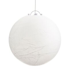 Griestu lampa Balts Akrīls Metāls 220-240 V 80 x 80 x 80 cm cena un informācija | Lustras | 220.lv