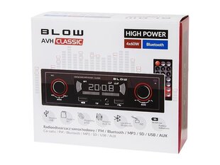 BLOW CLASSIC 78-287 Автомобильная магнитола с Bluetooth цена и информация | Автомагнитолы, мультимедиа | 220.lv