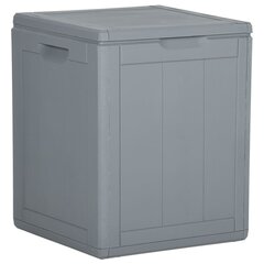 dārza uzglabāšanas kaste, 90 l, pelēka, PP cena un informācija | Komposta kastes un āra konteineri | 220.lv