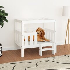 Suņu gulta, 75,5x63,5x70cm, balts cena un informācija | Suņu gultas, spilveni, būdas | 220.lv