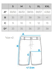 неоновые плавки с эффектом волшебного принта - красный v5 om-srbs-0147 125872-7 цена и информация | Мужские шорты | 220.lv