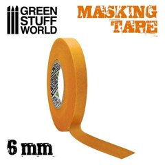 Maskēšanas lente Green Stuff World 2144, 6 mm cena un informācija | Modelēšanas un zīmēšanas piederumi | 220.lv