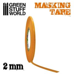 Maskēšanas lente Green Stuff World 2142, 2 mm cena un informācija | Modelēšanas un zīmēšanas piederumi | 220.lv