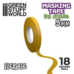 Elastīga maskēšanas lente Green Stuff World 3064, 5 mm cena un informācija | Modelēšanas un zīmēšanas piederumi | 220.lv