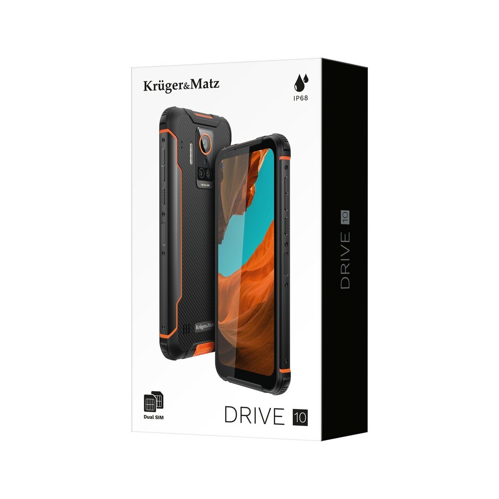 Kruger & Matz Drive 10 128GB, melns цена и информация | Mobilie telefoni | 220.lv