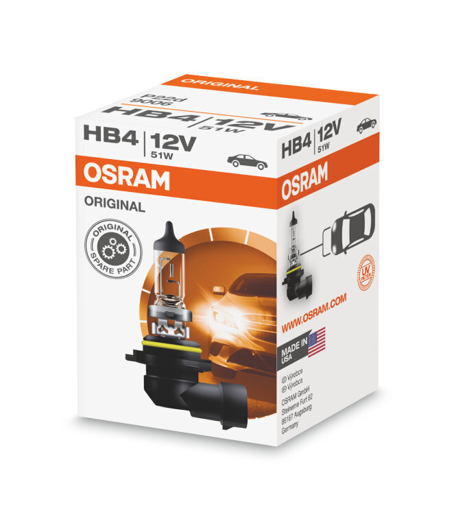 Automašīnas spuldze Osram HB4 12V 51W цена и информация | Auto spuldzes | 220.lv