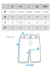 базовые спортивные штаны из хлопка - темно-синие v1 om-srbs-0149 125758-7 цена и информация | Штаны мужские | 220.lv