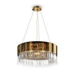 Griestu lampa Maytoni Modern kolekcija zelta krāsā ar stikla detaļām &amp;Oslash;50cm 6xE14 MOD313PL-06G cena un informācija | Griestu lampas | 220.lv