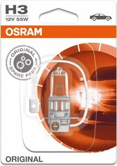 Automašīnas spuldze OS64151-01B Osram OS64151-01B H3 55W 12V cena un informācija | Auto spuldzes | 220.lv