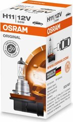 1 Osram OS64211 H11 12V 55W цена и информация | Автомобильные лампочки | 220.lv