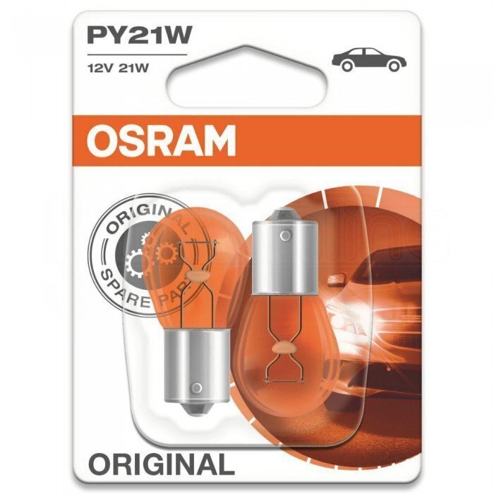 Automašīnas spuldze OS7507-02B Osram OS7507-02B PY21W 21W 12V (2 Daudzums) цена и информация | Auto spuldzes | 220.lv