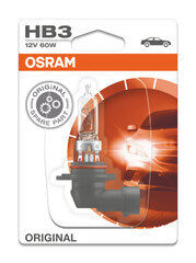 Автомобильная лампа Osram HB3 12V 60W цена и информация | Автомобильные лампочки | 220.lv