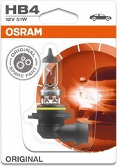 Automašīnas spuldze OS9006-01B Osram OS9006-01B HB4 51W 12V cena un informācija | Auto spuldzes | 220.lv