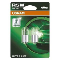 Automašīnas spuldze OS5007ULT-02B Osram OS5007ULT-02B R5W 5W 12V (2 Daudzums) cena un informācija | Auto spuldzes | 220.lv