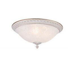 Griestu lampa Maytoni Ceiling &amp;amp;amp; Wall baltā krāsā ar zelta dekoriem C908-CL-03-W cena un informācija | Griestu lampas | 220.lv