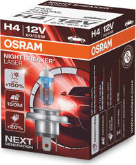 Automašīnas spuldze Osram 64193NL H4 12V 60/55W 3900K cena un informācija | Auto spuldzes | 220.lv