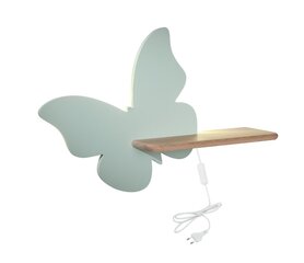 Candellux sienas lampa ar plauktu Kids Butterfly cena un informācija | Sienas lampas | 220.lv