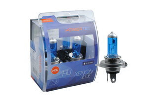 Автомобильные лампочки M-Tech Powertec XenonBlue H4 12В, 2 шт. цена и информация | Автомобильные лампочки | 220.lv