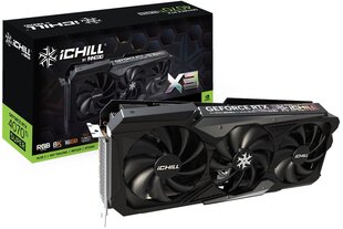 Inno3D GeForce RTX 4070 Ti Super iChill X3 (C407TS3-166XX-186148H) цена и информация | Видеокарты (GPU) | 220.lv