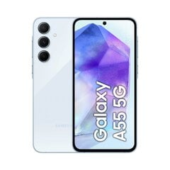 Samsung Galaxy A55 5G 8/256GB, Awesome Iceblue цена и информация | Мобильные телефоны | 220.lv