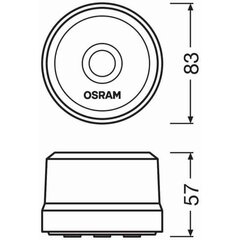 Ārkārtas Situācijas Apgaismojums LED Osram LEDSL102 16 V cena un informācija | Auto spuldzes | 220.lv