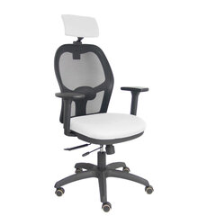 Biroja krēsls ar galvas atbalstu P&amp;C B3DRPCR Balts cena un informācija | Biroja krēsli | 220.lv